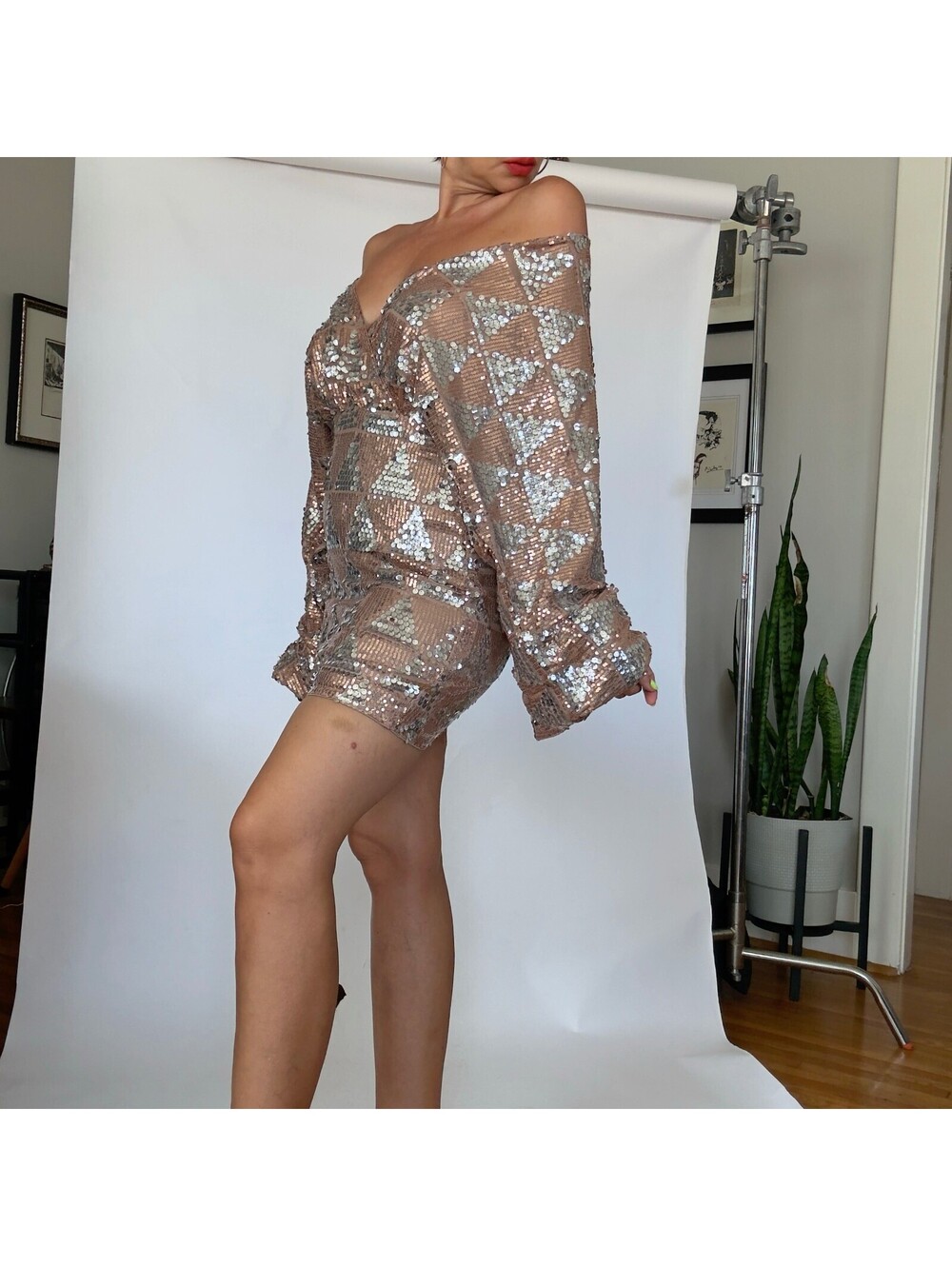 Sequin Mini Dress - Picture 5 of 8